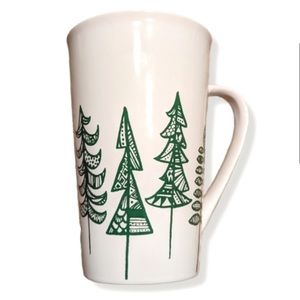 Starbucks 2015 Green Pine Tree Forest Christmas Tree Mug